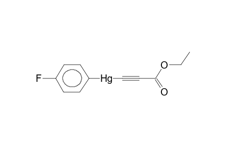 4-FLUOROPHENYL(ETHOXYCARBONYLETHYNYL)MERCURY