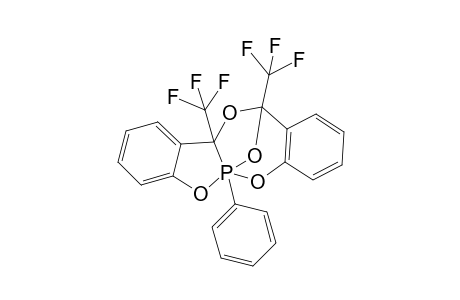 3,4:8,9-DIBENZO-5,7-BIS-(TRIFLUOROMETHYL)-1-PHENYL-2,6,10,11-TETRAOXA-1-PHOSPHA-(5)-TRICYCLO-[5.3.1.0(1,5)]-UNDECANE