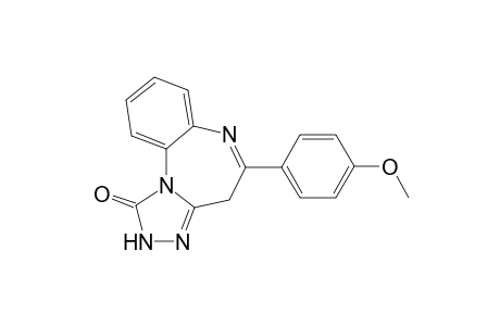 5-(4-Methoxyphenyl)-2,4-dihydro-[1,2,4]triazolo[4,3-a][1,5]benzodiazepin-1-one