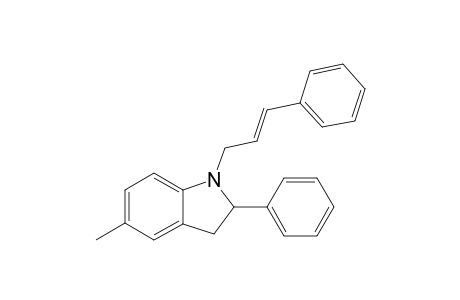 1-Cinnamyl-5-methyl-2-phenylindoline