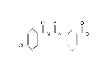 m-[3-(p-chlorobenzoyl)-2-thioureido]benzoic acid, methyl ester