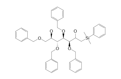 (2R,3R,4S,5S,6R/S)-1,3,4,5-TETRAKIS-(BENZYLOXY)-7-[DIMETHYL-(PHENYL)-SILYL]-HEPTANE-2,6-DIOL;MAJOR-DIASTEREOISOMER