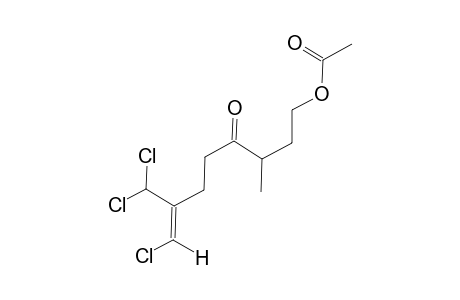 (7Z)-1-ACETOXY-8-CHLORO-7-(DICHLOROMETHYL)-3-METHYLOCT-7-EN-4-ONE