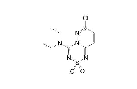 7-Chloro-4-(N,N-diethylamino)-2,2-dioxo-2H-2-.lambda(6).-H-pyridazo[3,2-c]-(1,2,4,6)-thiatriazine