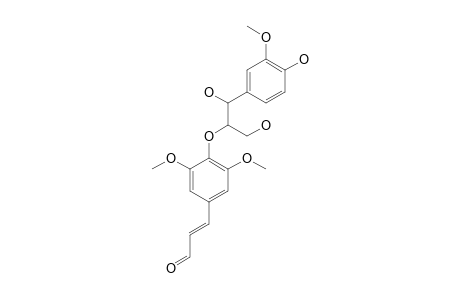 (7'E)-4,9-DIHYDROXY-3,3',5'-TRIMETHOXY-8,4'-OXYNEOLIGN-7'-EN-9'-AL