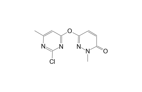 3(2H)-pyridazinone, 6-[(2-chloro-6-methyl-4-pyrimidinyl)oxy]-2-methyl-