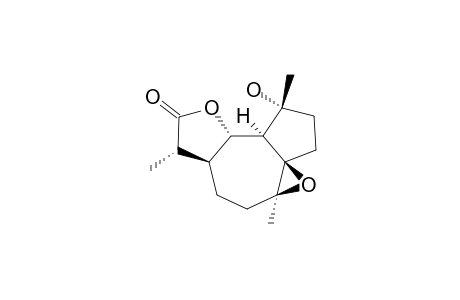 4-ALPHA-HYDROXY-5-ALPHA,6-BETA,7-ALPHA,11-BETA-H-GUAIAN-6,12-OLIDE-1(10)-BETA-EPOXIDE