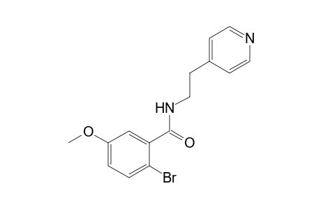 6-bromo-N-[2-(4-pyridyl)ethyl]-m-anisamide