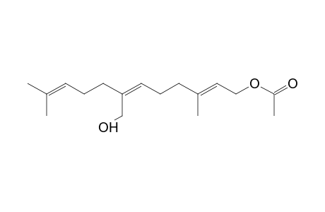 (2E,6Z)-7-(Hydroxymethyl)-3,11-dimethyl-2,6,10-dodecatrienyl acetate