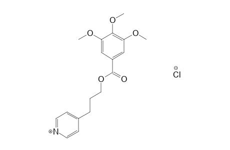 4-PYRIDINEPROPANOL, 3,4,5-TRIMETHOXYBENZOATE, HYDROCHLORIDE