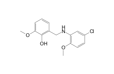 alpha-(5-CHLORO-o-ANISIDINO)-6-METHOXY-o-CRESOL