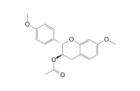 4',7-DI-O-METHYL-3-O-ACETYL-GUIBOURTINIDOL