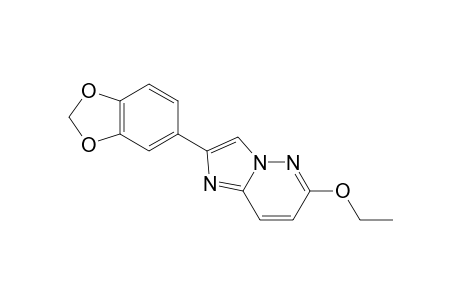 6-Ethoxy-2-(3,4-methylenedioxyphenyl)imidazo[1,2-b]pyridazine