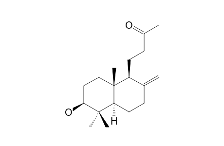 (-)-3-BETA-HYDROXY-15,16-DINORLABD-8(17)-ENE-13-ONE