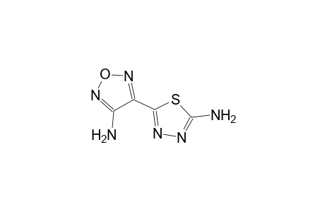 4-(5-AMINO-1,3,4-THIADIAZOL-2-YL)-1,2,5-OXODIAZOLE-3-AMINE