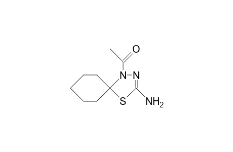 1-acetyl-3-amino-4-thia-1,2-diazaspiro[4.5]dec-2-ene