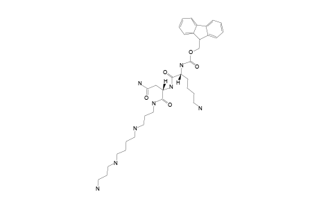 N1-[3-([4-[(3-AMINOPROPYL)-AMINO]-BUTYL]-AMINO)-PROPYL]-2-[(5-AMINO-1-[[9H-9-FLUORENYLMETHOXY]-CARBOXAMIDO]-PENTYL)-CARBOXAMIDO]-SUCCINAMIDE