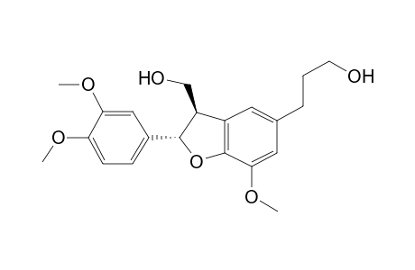 3',4-O-DIMETHYLCEDRUSINE;4-O-METHYLDIHYDRODEHYDRODICONIFERYLALCOHOL;2-(3',4'-DIMETHOXYPHENYL)-3-HYDROXYMETHYL-2,3-DIHYDRO-7-METHOXYBENZOFURAN-5-PROPAN-1-OL