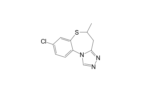 8-CHLORO-4,5-DIHYDRO-5-METHYL-S-TRIAZOLO-[3,4-D]-[1,5]-BENZOTHIAZEPINE