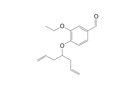 3-ethoxy-4-(hepta-1,6-dien-4-yloxy)benzaldehyde