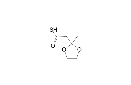 (2-Methyl-1,3-dioxolan-2-yl)ethanethioic S-acid