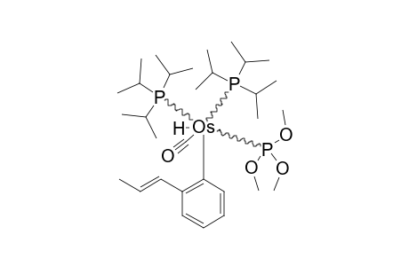 OSH[C6H4-2-(E-CH=CHCH3)](CO)[P(OME)3](P-ISO-PR3)2