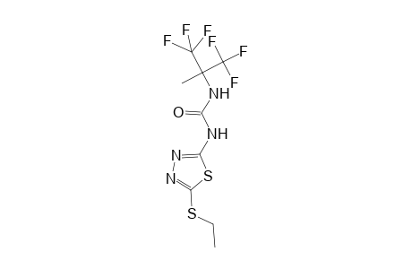 N-[5-(ethylsulfanyl)-1,3,4-thiadiazol-2-yl]-N'-[2,2,2-trifluoro-1-methyl-1-(trifluoromethyl)ethyl]urea