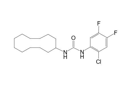 N-(2-chloro-4,5-difluorophenyl)-N'-cyclododecylurea