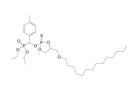 2-(p-Tolyl)-1,1-diethoxy-1-oxo-3-{[4'-(tetradecyloxy)methyl-1',3'-dioxa-2'-phosphacyclopentyl]-P(2' )-tioxo}-1-phospha-3-oxapropane