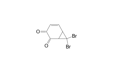 7,7-dibromobicyclo[4.1.0]hept-4-ene-2,3-dione