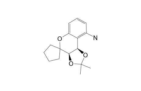 (+/-)-CIS-5-AMINO-3,4-DIHYDRO-3,4-O-(ISOPROPYLIDENE)-SPIRO-[2H-BENZO-[B]-PYRANO-2,1'-CYCLOPENTANE]-3,4-DIOL