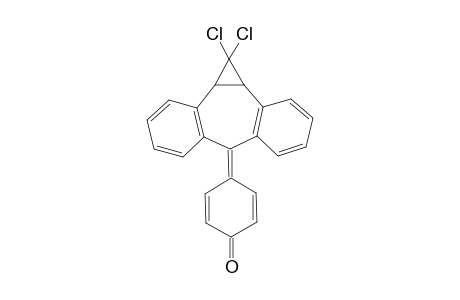 4-(1',1'-Dichloro-1',1'a,6',10',-tetrahydrodibenzo[a,e]cyclopropa[c]dibenzo[a,d]cyclohepta-5'-ylidene]cyclohexa-2,5-dienonecyclohepten-5'-ylidene)cyclohexa-2,5-dienone