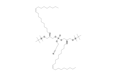 2-CYANOETHYL-BIS-(3-O-TERT.-BUTYL-DIMETHYLSILYL-(2R)-O-SERACHYL-SN-GLYCER-1-YL)-PHOSPHATE