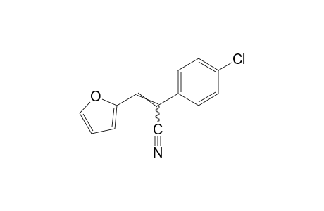 alpha-(p-CHLOROPHENYL)-2-FURANACRYLONITRILE