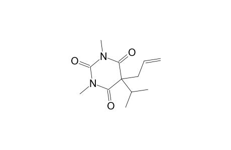 2,4,6(1H,3H,5H)-Pyrimidinetrione, 1,3-dimethyl-5-(1-methylethyl)-5-(2-propenyl)-