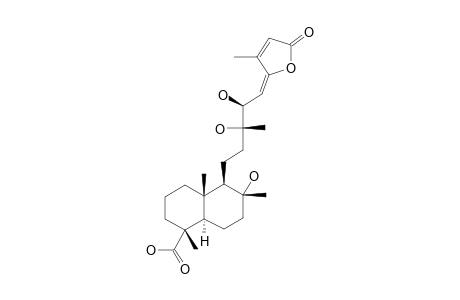 8-ALPHA,13,14-ERYTHRO-TRIHYDROXY-LABD-15,17-DIEN-16,19-OLIDE-28-OIC-ACID