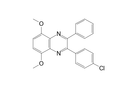 2-(p-chlorophenyl)-5,8-dimethoxy-3-phenylquinoxaline