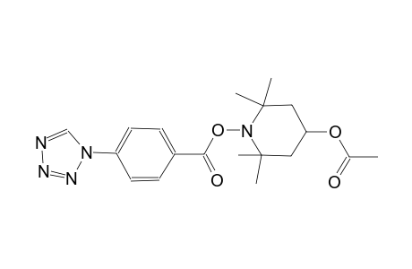 4-Tetrazol-1-yl-benzoic acid 4-acetoxy-2,2,6,6-tetramethyl-piperidin-1-yl ester