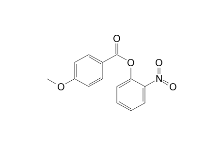 4-Methoxybenzoic acid (2-nitrophenyl) ester