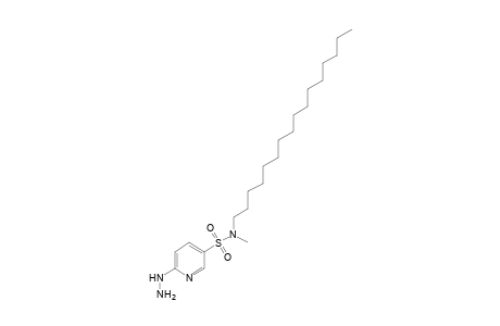 N-hexadecyl-6-hydrazino-N-methyl-3-pyridinesulfonamide