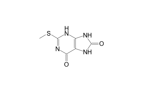 6,8-Dihydroxy-2-(methylthio)purine