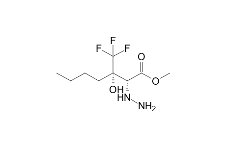 (2R,3S)-Methyl 2-hydrazino-3-hydroxy-3-trifluoromethylheptanoate