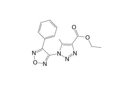 1H-[1,2,3]Triazole-4-carboxylic acid, 5-methyl-1-(4-phenylfurazan-3-yl)-, ethyl ester