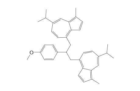 4-[2-(4-methoxyphenyl)-3-(1-methyl-7-propan-2-ylazulen-4-yl)propyl]-1-methyl-7-propan-2-ylazulene