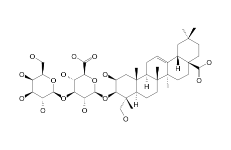 CARYOCAROSIDE_III-7;3-O-BETA-D-GALACTOPYRANOSYL-(1->3)-BETA-D-GLUCURONOPYRANOSYLBAYOGENIN