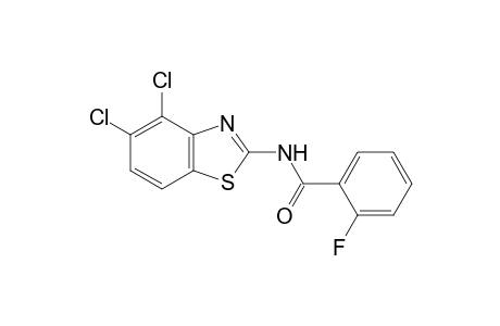 Benzamide, N-(4,5-dichloro-1,3-benzothiazol-2-yl)-2-fluoro-