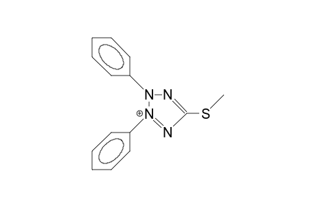 5-Methylthio-2,3-diphenyl-tetrazolium cation