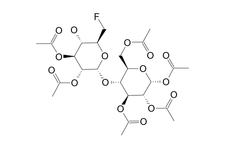 1,2,3,6-TETRA-O-ACETYL-4-O-(2',3'-DI-O-ACETYL-6'-DEOXY-6'-FLUORO-ALPHA-D-GLUCOPYRANOSYL)-ALPHA-D-GLUCOPYRANOSIDE