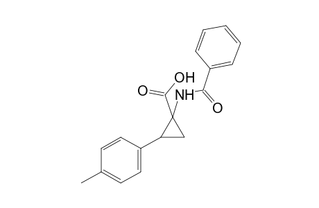 1-benzamido-2-p-tolycyclopropanecarboxylic acid