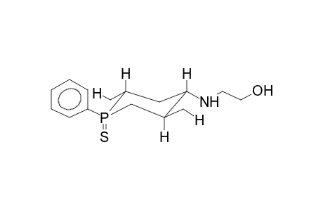 1-PHENYL-1-THIOXO-2,5-DIMETHYL-4-(2-HYDROXYETHYLAMINO)PHOSPHORINANE(ISOMER 1)